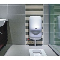 Magnetic flush sensor ceramic urinals with concealed cover, longlasting with space, water & energy saving design